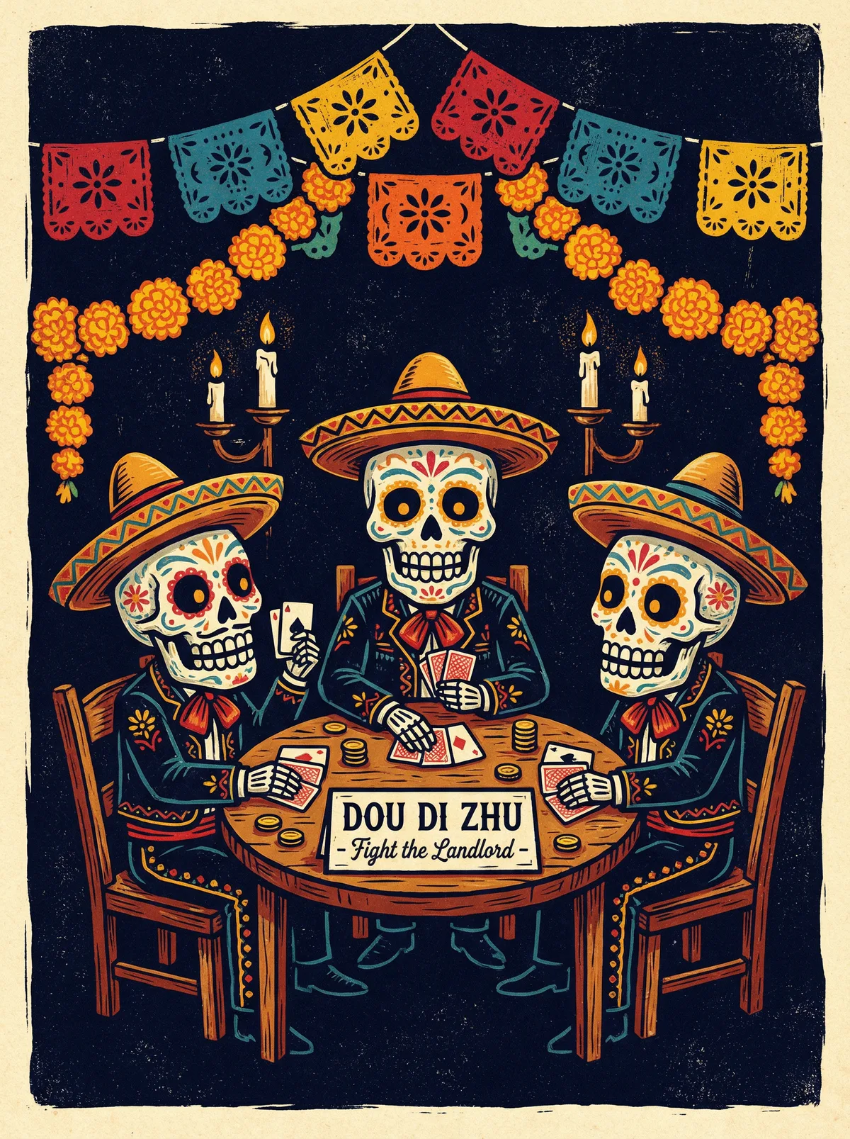 开元棋牌灵魂斗地主游戏卡牌